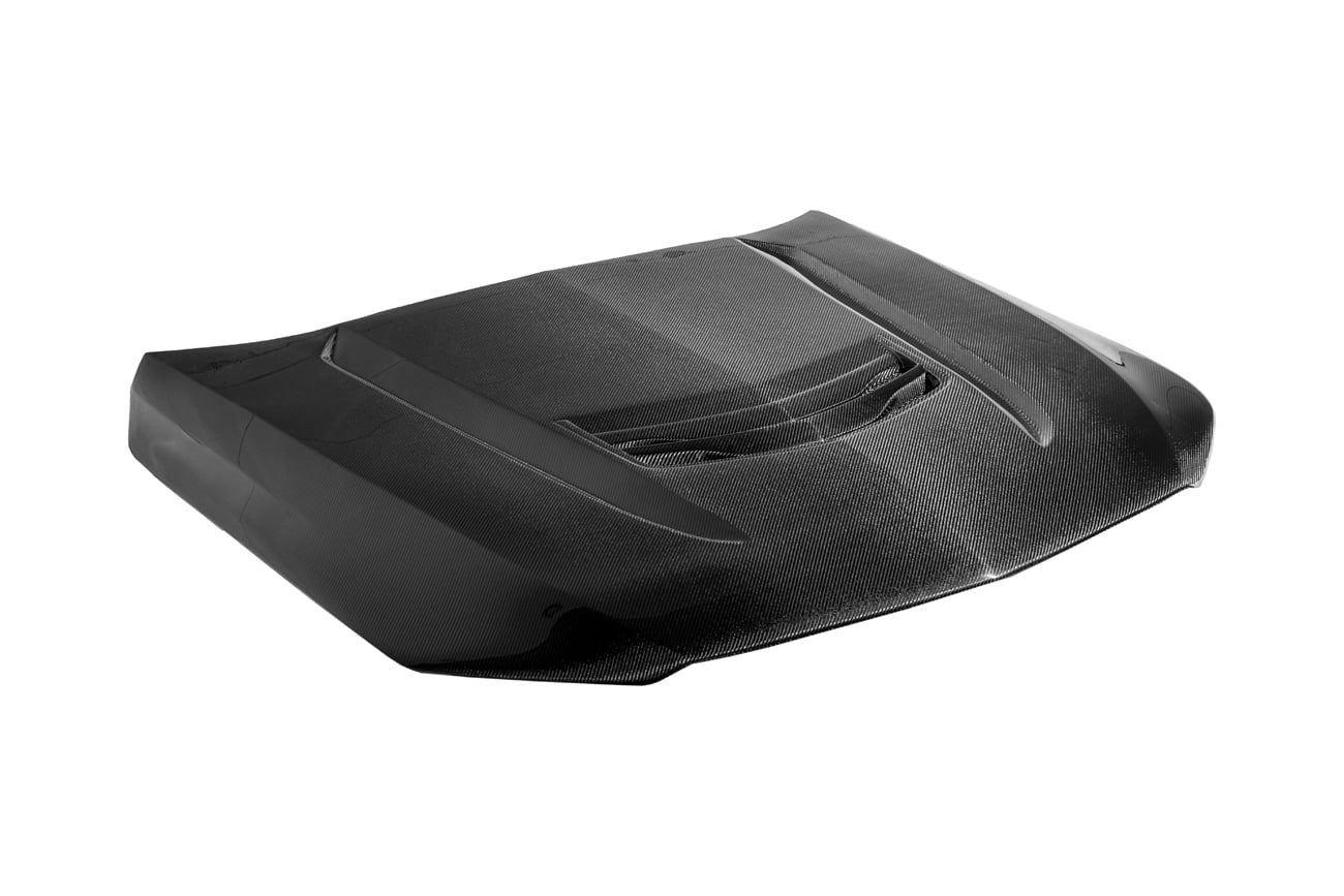 2020+ Cadillac CT4 / CT4-V / CT4-V Black Wing / CT4 SPORT | Blackwing Style Carbon Fiber Vented Front Hood